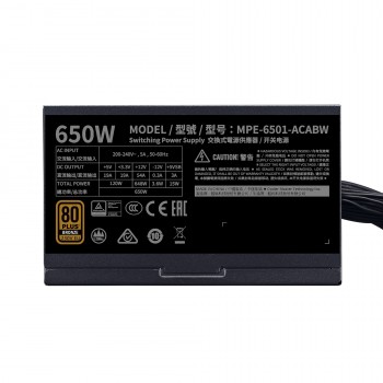 Cooler Master MWE 650 Bronze 230V V2 80 PLUS Bronze 650W MPE-6501-ACABW-BEU