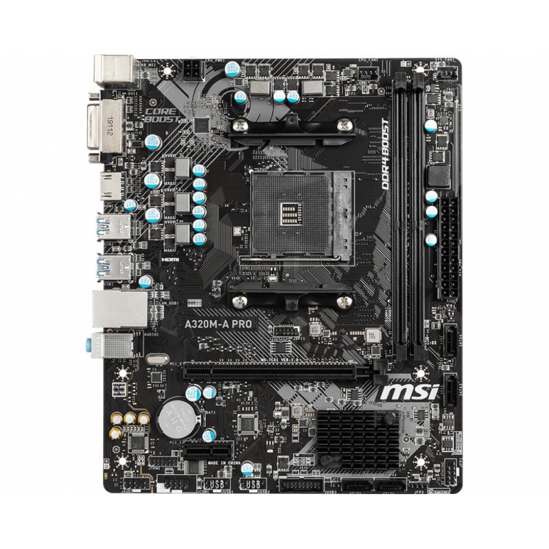 (Reacondicionado) MSI A320M-A PRO - AM4 - Micro ATX - AMD A320 911-7C51-001