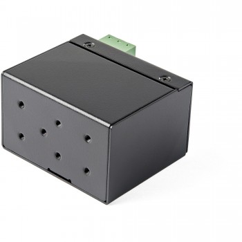 StarTech.com Conversor de Medios Ethernet Industrial PoE+ de Fibra a Ethernet de 30W - Convertidor S IMC1GSFP30W