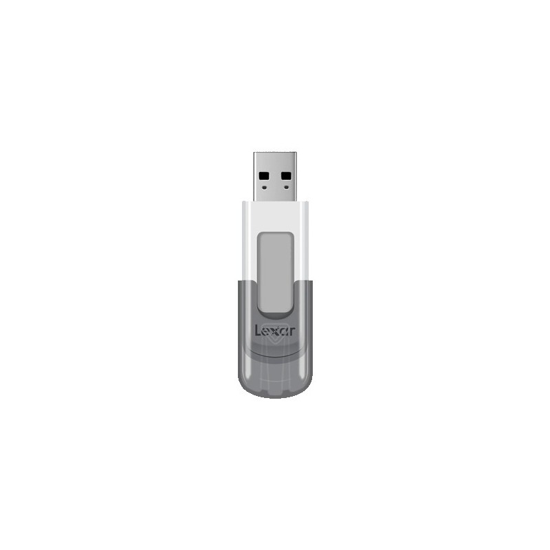 Lexar JumpDrive V100 unidad flash USB 64 GB USB tipo A 3.2 Gen 1 (3.1 Gen 1) Gris, Blanco LJDV100-64GABGY