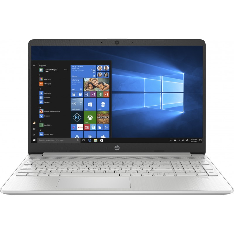 HP 15s-fq1124ns Plata - 15.6" - Intel Core i5-10xxx - 8GB - 256GB SSD - FreeDOS 13G48EA
