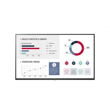 LG 65UL3G Pizarra de caballete digital - 65" - IPS 4K Ultra - HD Negro