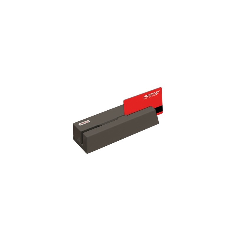POSIFLEX MR-2100 - Lector de tarjeta magnética ( Pistas 1, 2 y 3 ) - USB - negro MR*2100EU3B