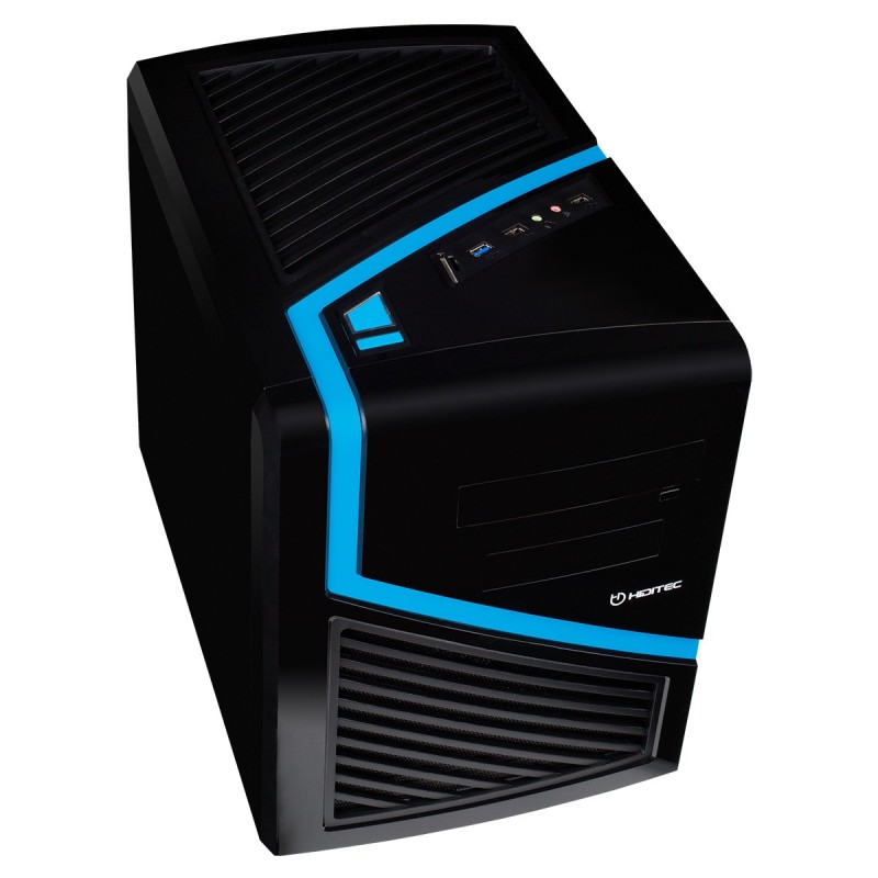 (Reacondicionado) Hiditec DARK KUBE Cubo Black,Blue CHA010001