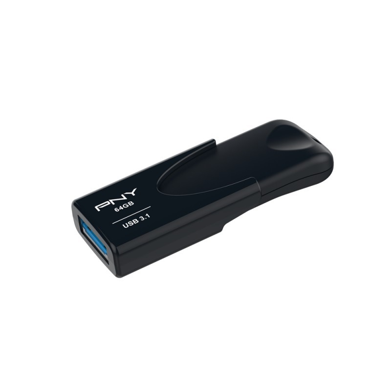 PNY Attaché 4 64GB - USB Type-A - Negro FD64GATT431KK-EF