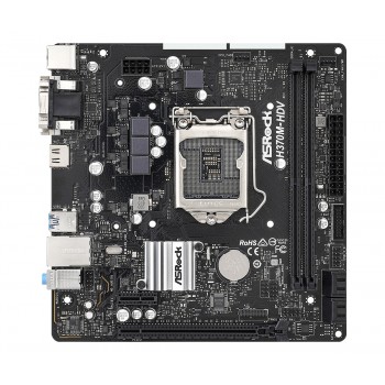 Asrock H370M-HDV - LGA 1151 (Socket H4) - micro ATX - Intel H370 90-MXBF40-A0UAYZ