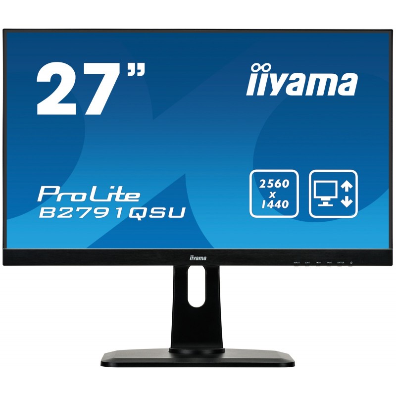 iiyama ProLite B2791QSU-B1 - 27" Quad HD - LED - Negro - 75Hz