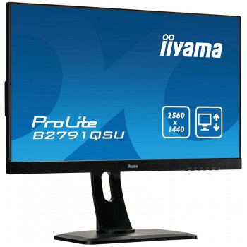 iiyama ProLite B2791QSU-B1 - 27" Quad HD - LED - Negro - 75Hz