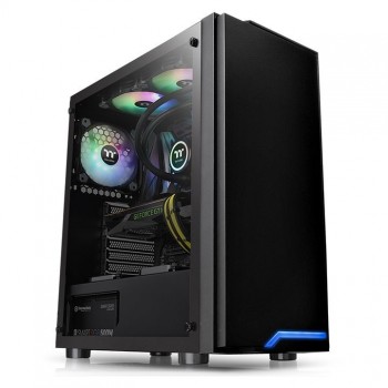 Thermaltake H100 TG Midi Tower Negro DSP0000000158