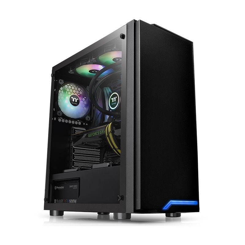 Thermaltake H100 TG Midi Tower Negro DSP0000000158