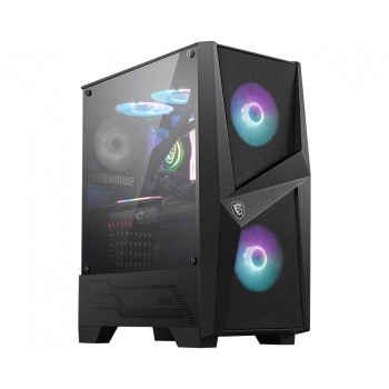 MSI MAG FORGE 100R Midi Tower Negro, Transparente DSP0000000631