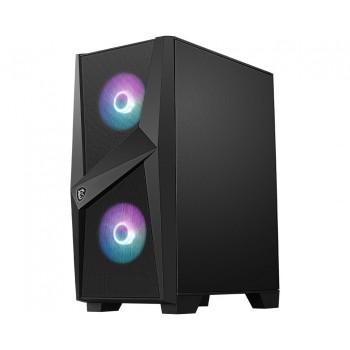 MSI MAG FORGE 100R Midi Tower Negro, Transparente DSP0000000631