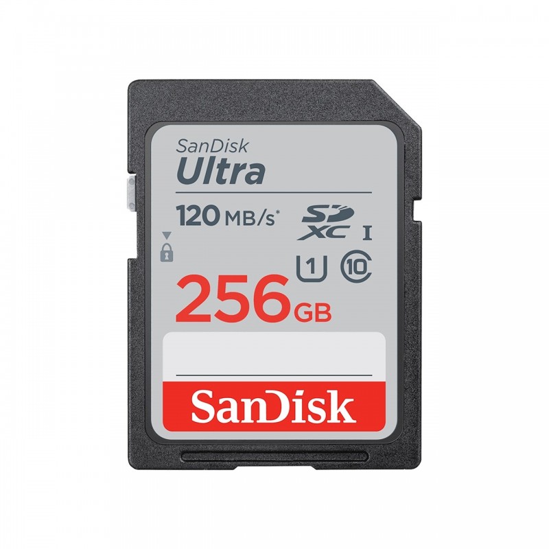 SanDisk Ultra 256GB SDXC Class 1 (U1) - Clase 10 SDSDUN4-256G-GN6IN