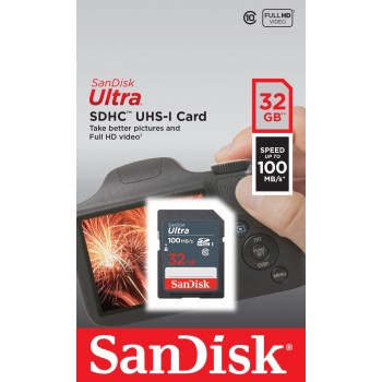 SanDisk Ultra 32GB SDHC Class 1 (U1) - Clase 10 SDSDUNR-032G-GN3IN