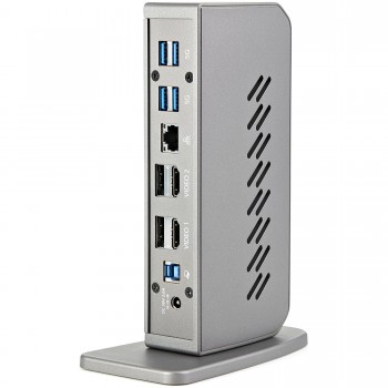 StarTech.com Dock USB-C o USB-A - Docking Station Universal Híbrido USB 3.0 para Ordenador Portátil  DK30A2DHUUE