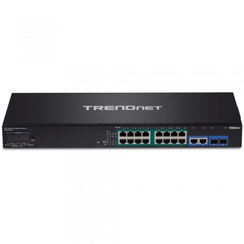 Trendnet TPE-3018LS switch Gestionado Gigabit Ethernet (10 100 1000) Energía sobre Ethernet (PoE) 1U