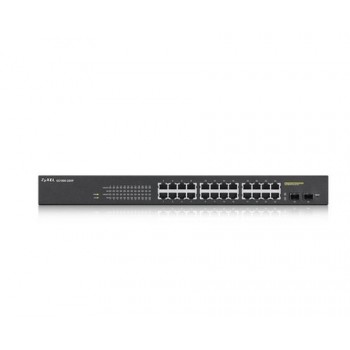 Zyxel GS1900-24HP Gestionado Gigabit Ethernet (10 100 1000) 1U Negro GS190024HPV2-EU0101F