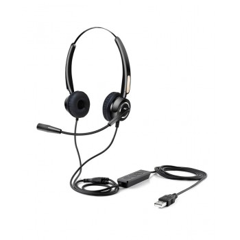 Urban Factory USB HEADSET WITH REMOTE CONTROL Negro  HBV01UF