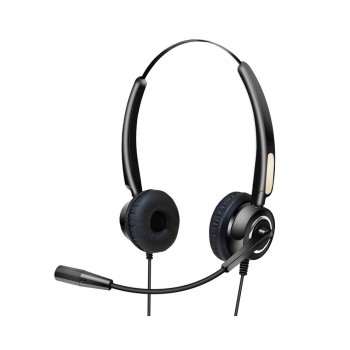 Urban Factory USB HEADSET WITH REMOTE CONTROL Negro  HBV01UF