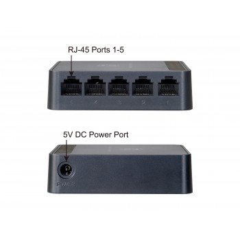 LevelOne FEU-0512 switch Fast Ethernet (10 100) Negro