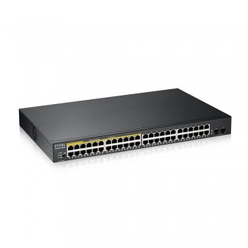 Zyxel GS1900-48HPv2 Gestionado L2 Gigabit Ethernet (10 100 1000) Energía sobre Ethernet (PoE) Negro GS190048HPV2-EU0101F