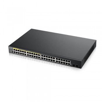 Zyxel GS1900-48HPv2 Gestionado L2 Gigabit Ethernet (10 100 1000) Energía sobre Ethernet (PoE) Negro GS190048HPV2-EU0101F