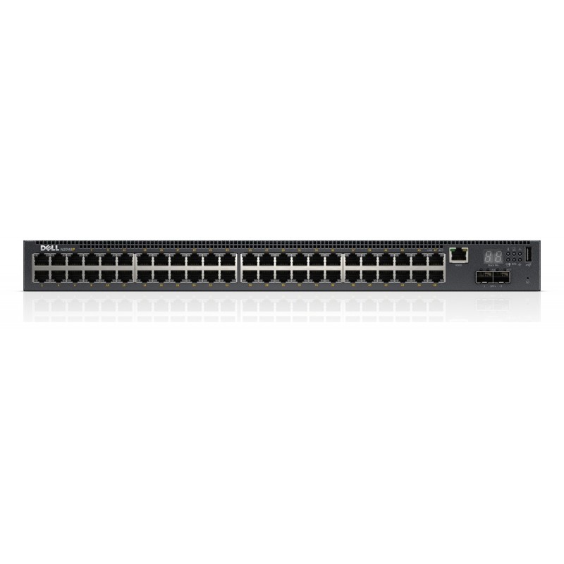 DELL PowerConnect N2048P Gestionado L2+ Gigabit Ethernet (10 100 1000) Energía sobre Ethernet (PoE)  210-ABNY