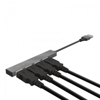 Trust Halyx USB 2.0 480 Mbit s Aluminio 23786