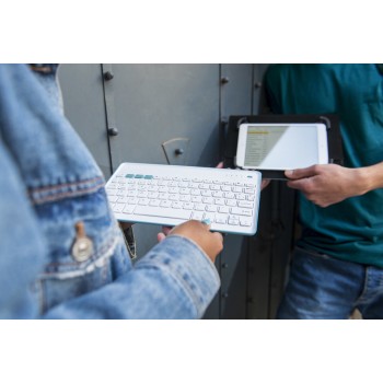 SilverHT Wireless KB White + Blue 111936640199
