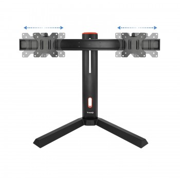 TooQ DB1402TN-B soporte para monitor 68,6 cm (27") Independiente Negro, Rojo MGS0000000632