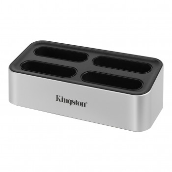 Kingston Technology Workflow Station Alámbrico USB 3.2 Gen 2 (3.1 Gen 2) Type-C Negro, Plata WFS-U