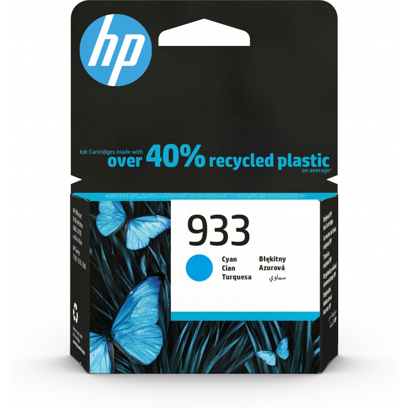 HP 933 Original Cian Para OfficeJet 6700, 7110, 7510, 7610, 7612 Officejet 6100 ePrinter, HP Officej CN058AE301