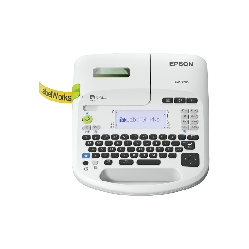 Epson LabelWorks LW-700 impresora de etiquetas Transferencia térmica 180 x 180 DPI Alámbrico QWERTY C51CA63080