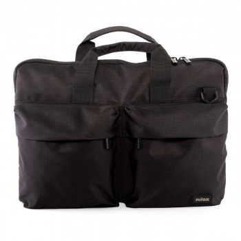 Nilox MALETIN 15.6 WATERPROOF NEGRO - 15.6" - Negro - Maletín  NXB011