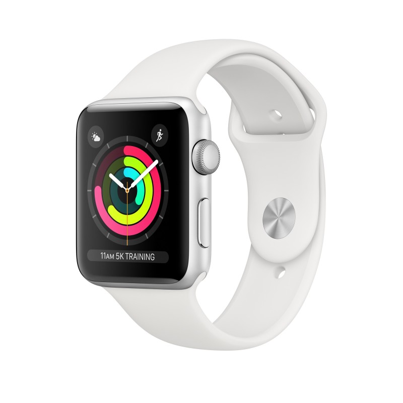 (Reacondicionado) Apple Watch Watch Series 3, OLED, Pantalla táctil, GPS (satélite), 18 h, 32,3 g, P MTF22QL A