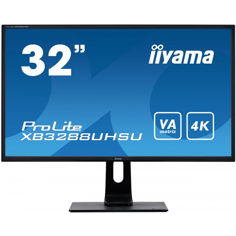 iiyama ProLite XB3288UHSU-B1 - 31.5" 4K Ultra HD - LED - Negro - 60Hz