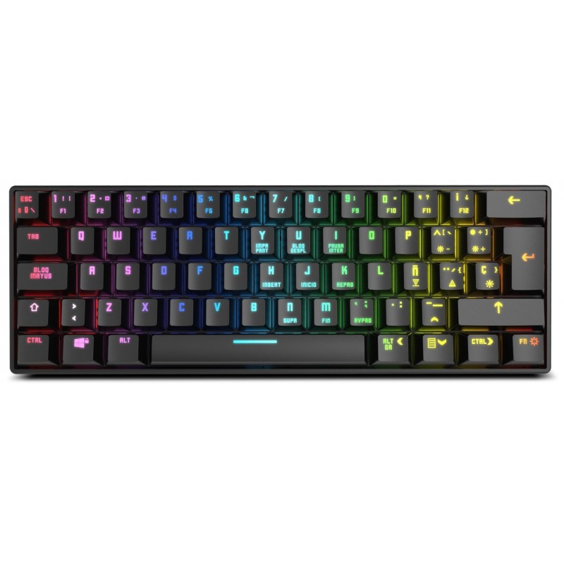Krom Kluster teclado USB + Bluetooth Negro NXKROMKLSTRSP