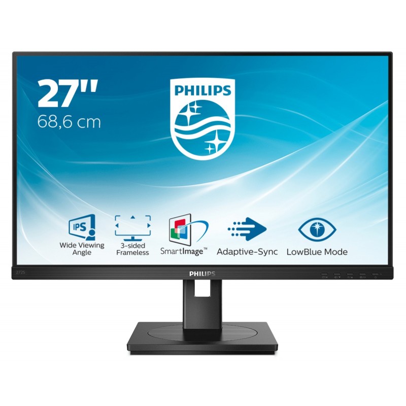 Philips S Line 272S1AE 00 - 27" Full HD - LCD - Negro - 75Hz