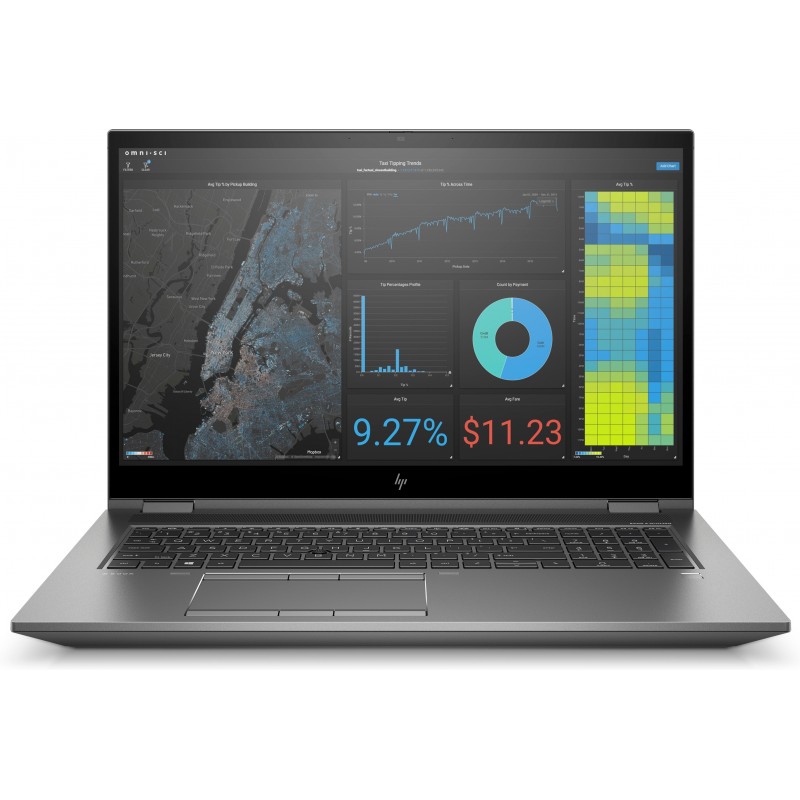 HP ZBook Fury 17 G7 Gris - 17.3" - Intel Core i9-10xxx - 32GB - 1000GB SSD - NVIDIA Quadro RTX 5000  119W6EAABE