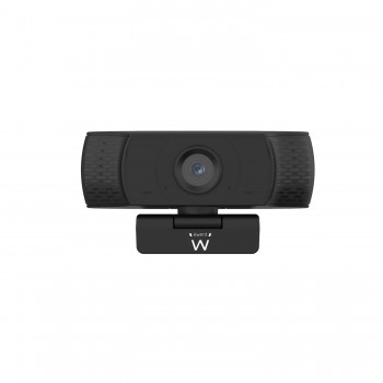Ewent EW1590 cámara web 2 MP 1920 x 1080 Pixeles USB Negro