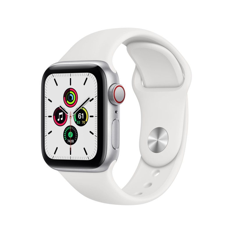 Apple Watch SE 40MM Aluminio Plata con correa color Blanco - 4G MYEF2TY A