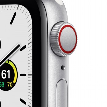 Apple Watch SE 40MM Aluminio Plata con correa color Blanco - 4G MYEF2TY A