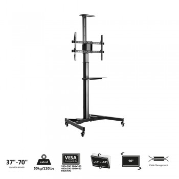 Ewent EW1540 signage display mount 177,8 cm (70") Negro