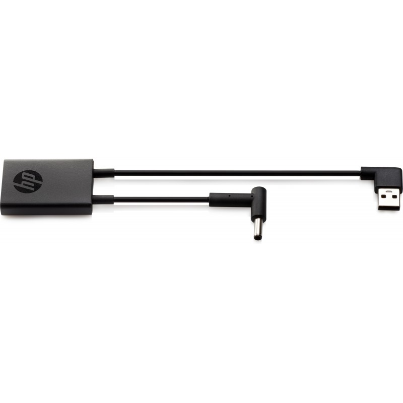 HP 4ST73AA cambiador de género para cable USB-C 4.5mm Negro