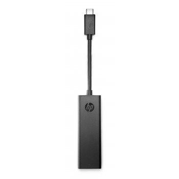 HP 4ST73AA cambiador de género para cable USB-C 4.5mm Negro