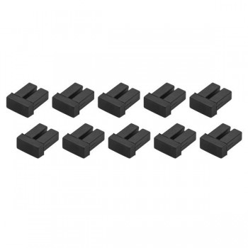 StarTech.com Paquete de 10 Tapones Enchufes Antipolvo para Transceivers Transceptores de Conectores  SFPLCCAP10