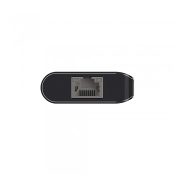 Belkin AVC008BTSGY hub de interfaz USB 3.2 Gen 1 (3.1 Gen 1) Type-C 5000 Mbit s Negro, Gris