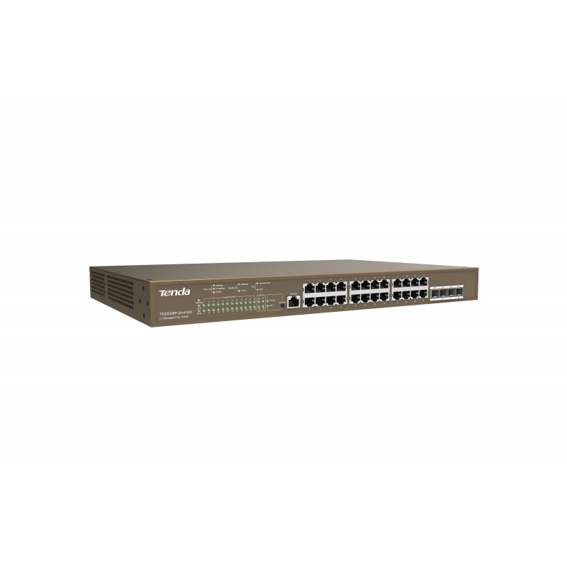 Tenda TEG5328P-24-410W switch Gestionado L3 Gigabit Ethernet (10 100 1000) Energía sobre Ethernet (P