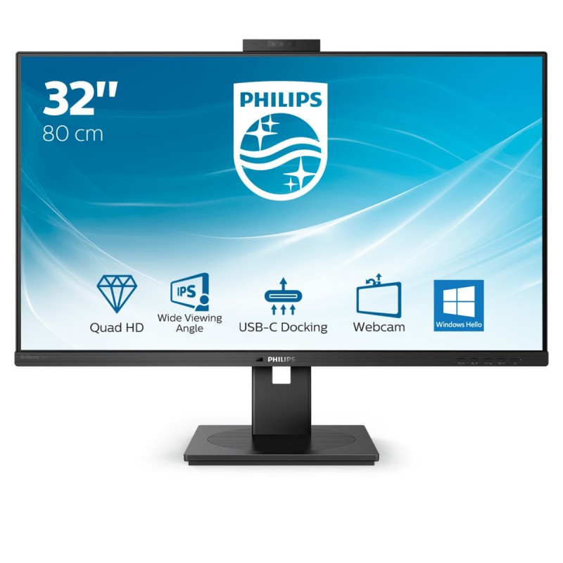 Philips P Line 326P1H 00 - 31.5" Quad HD - LED - Negro - 75Hz
