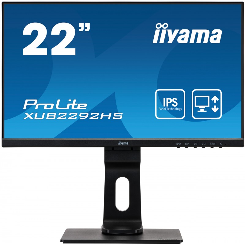 iiyama ProLite XUB2292HS-B1 - 21.5" Full HD - LED - Negro - 75Hz